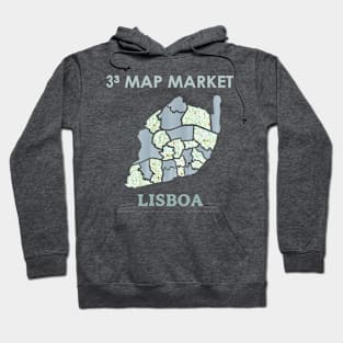 Lisboa Map - Full Size - Hoodie